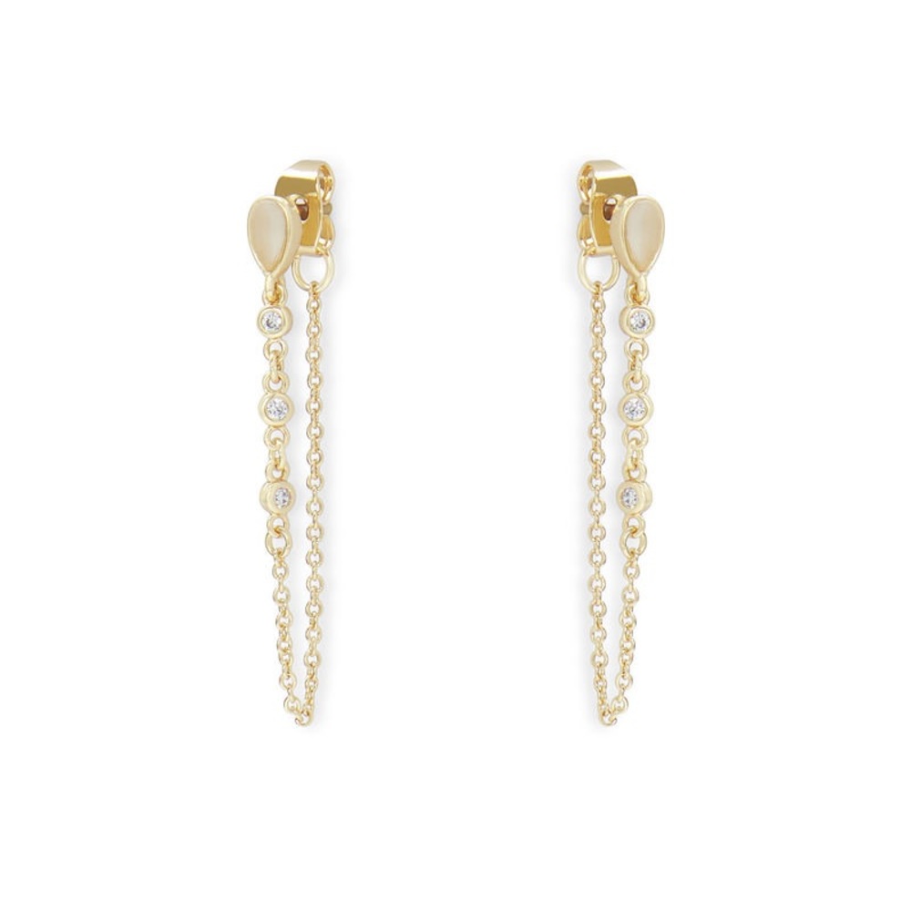 14k gold and silver plated Ansel Ear Jackets by Dusk  Rocksbox